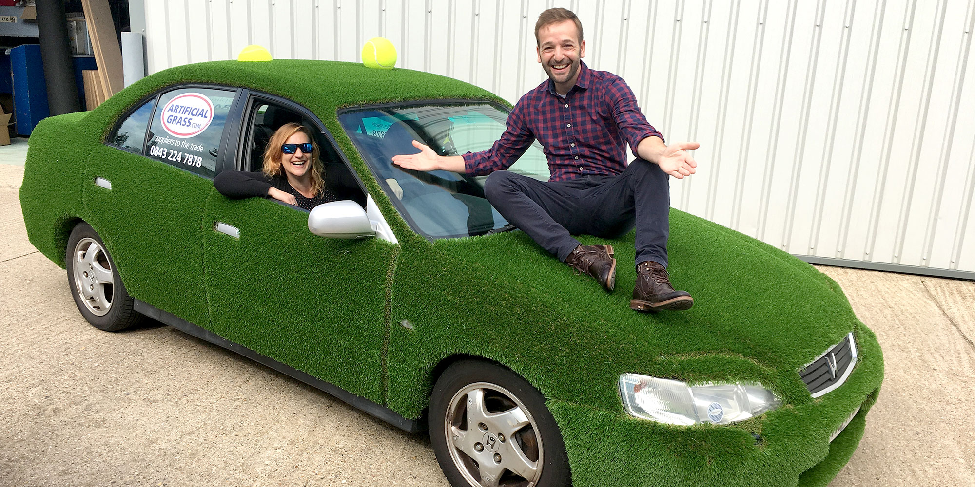 serve up grass car for Brett rally adventure